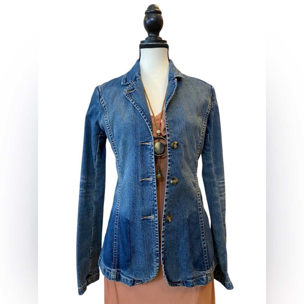 PARASUCO DENIM CULT fitted jacket Size S EUC